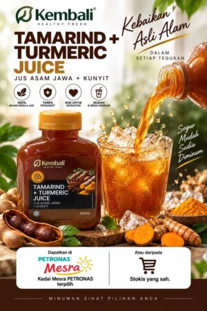 Kembali Tamarind + Turmeric Juice